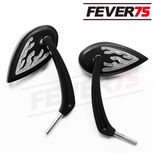 Fire Black Motorcycle Back Mirror